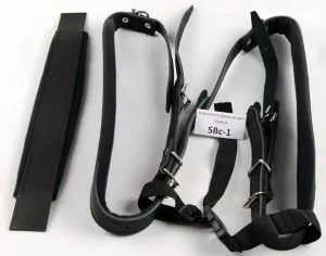 Solo SBc-1 Комплект кожаных ремней для баяна, аккордеона 3/4 с перемычкой.