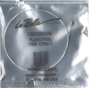 La Bella CPS011 Отдельная 1-я струна диаметр 0,011, сталь.