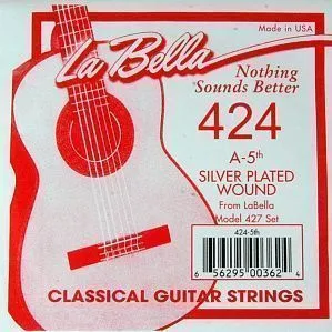 La Bella 424 Пятая струна для классической гитары.