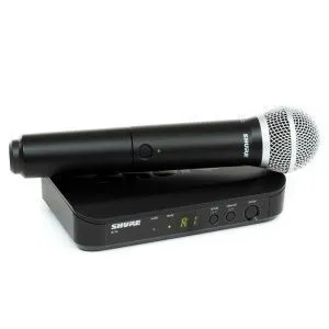 Shure BLX24E/SM58 K3E 606-638 MHz Радиосистема вокальная с капсюлем динамического микрофона SM58.