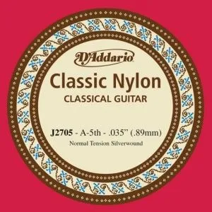 D'Addario J2705 Classical Пятая струна для классической гитары.