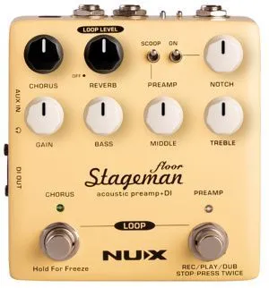 Nux NAP-5 Stageman Floor Предусилитель для акустической гитары.