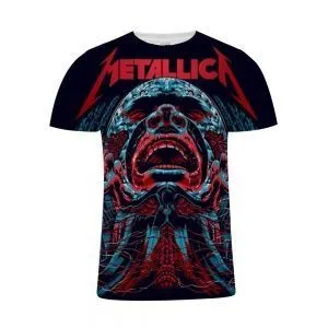 Футболка с принтом Metallica. Размер L.