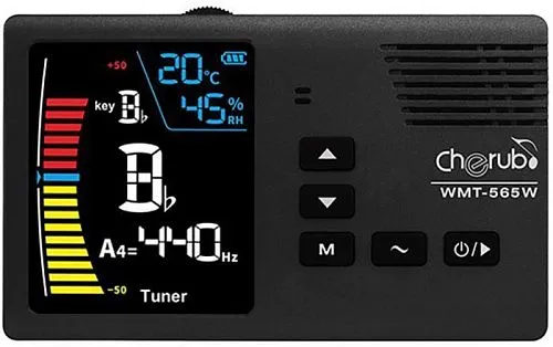 Cherub WMT-565W Универсальный метроном / тюнер / тон-генератор, с термометром и гигрометром