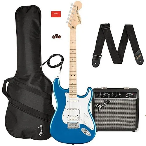 Fender Squier Affinity Stratocaster HSS Pack Lake Placid Blue Гитарный комплект.
