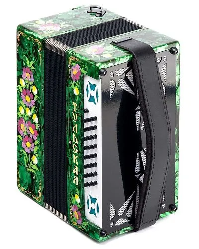 Гармонь "Тульская 301М 25*25-III" (Г-21) двухрядная, трехголосая.