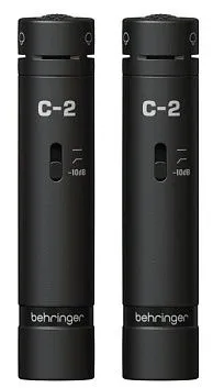 Behringer C-2 Dark Edition Студийные микрофоны (пара в черном цвете).