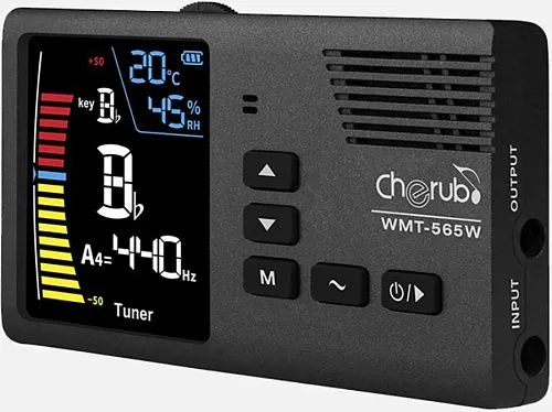 Cherub WMT-565W Универсальный метроном / тюнер / тон-генератор, с термометром и гигрометром