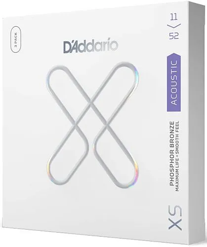D'Addario XSAPB1152-3P Три комплекта струн для акустической гитары.