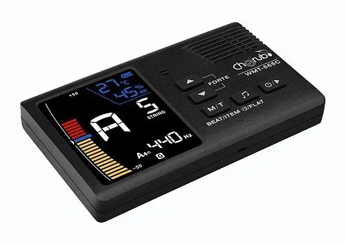Cherub WMT-565C Универсальный метроном / тюнер / тон-генератор, с термометром и гигрометром. 
