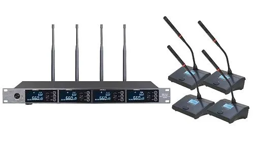 LAudio LS-215-C Беспроводная конференц-система, 4 конференц-микрофона.