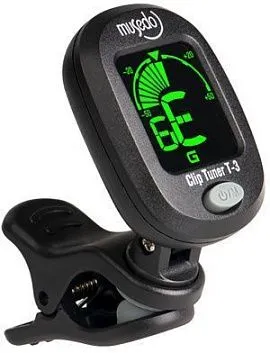 Musedo T-3 Тюнер цифровой гитарный на прищепке.