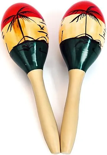 Fleet M1 Маракасы деревянные на ручке.