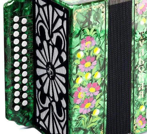 Гармонь "Тульская 301М 25*25-III" (Г-21) двухрядная, трехголосая.