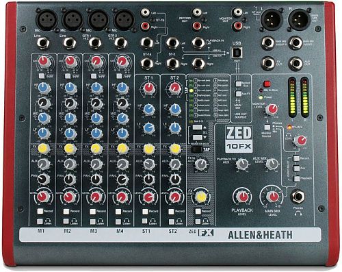 Allen & Heath Zed10 Микшерный пульт.