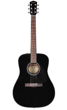 Fender CD-60 Black Гитара акустическая.